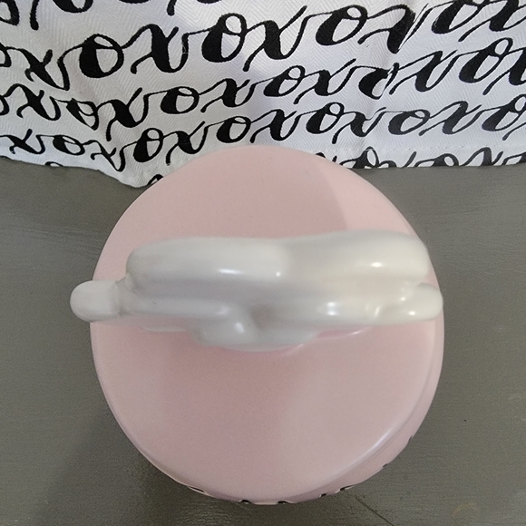 Rae Dunn Matte Pink Candy Hearts Baby Canister - Valentine's Day Decor - Picture 9 of 9